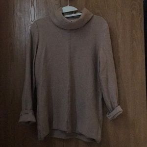 Tan Turtleneck Calvin Klein Sweater